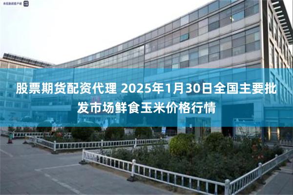 股票期货配资代理 2025年1月30日全国主要批发市场鲜食玉米价格行情