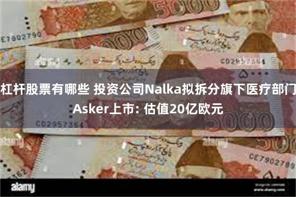 杠杆股票有哪些 投资公司Nalka拟拆分旗下医疗部门Asker上市: 估值20亿欧元